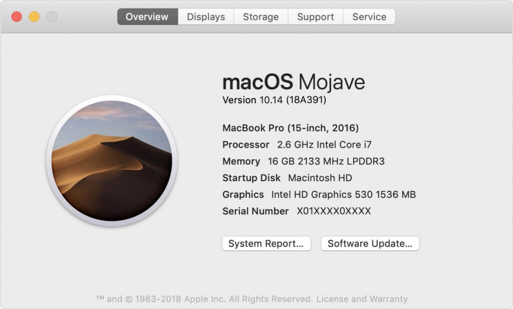 How to view your Mac's operating system version