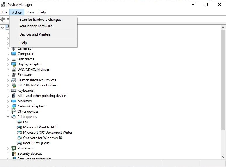 Scanner device drivers and settings