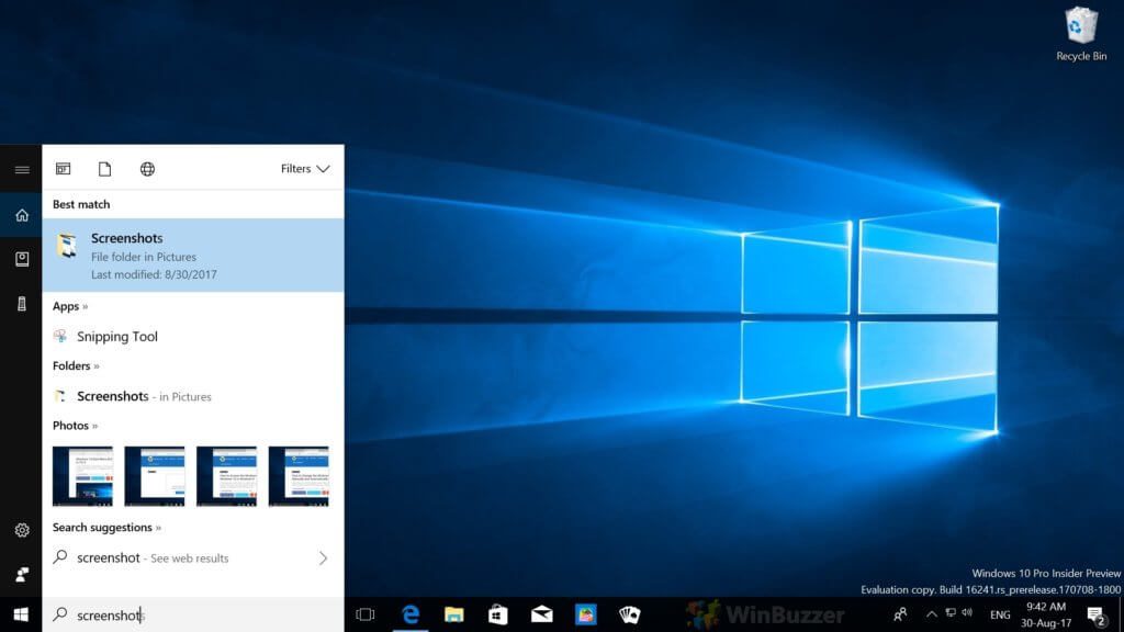 Windows operating system screenshot tools.