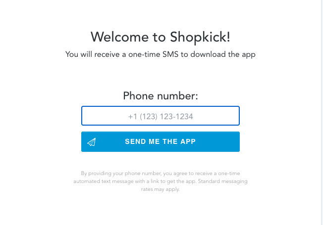 A screenshot of the browser extensions info for Shopkick.