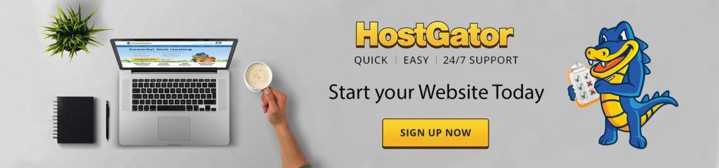 An ad for Hostgator