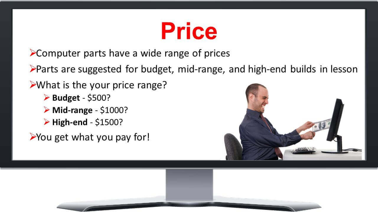 Computer price range