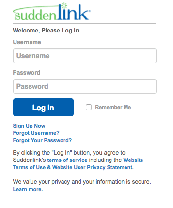 suddenlink.net email login form