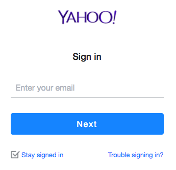 Yahoo Email Sign In